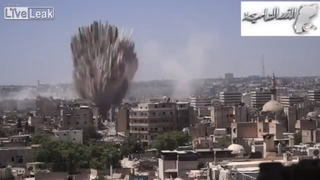 Syrian Military Building Literally Vaporized By A Tunnel Bomb